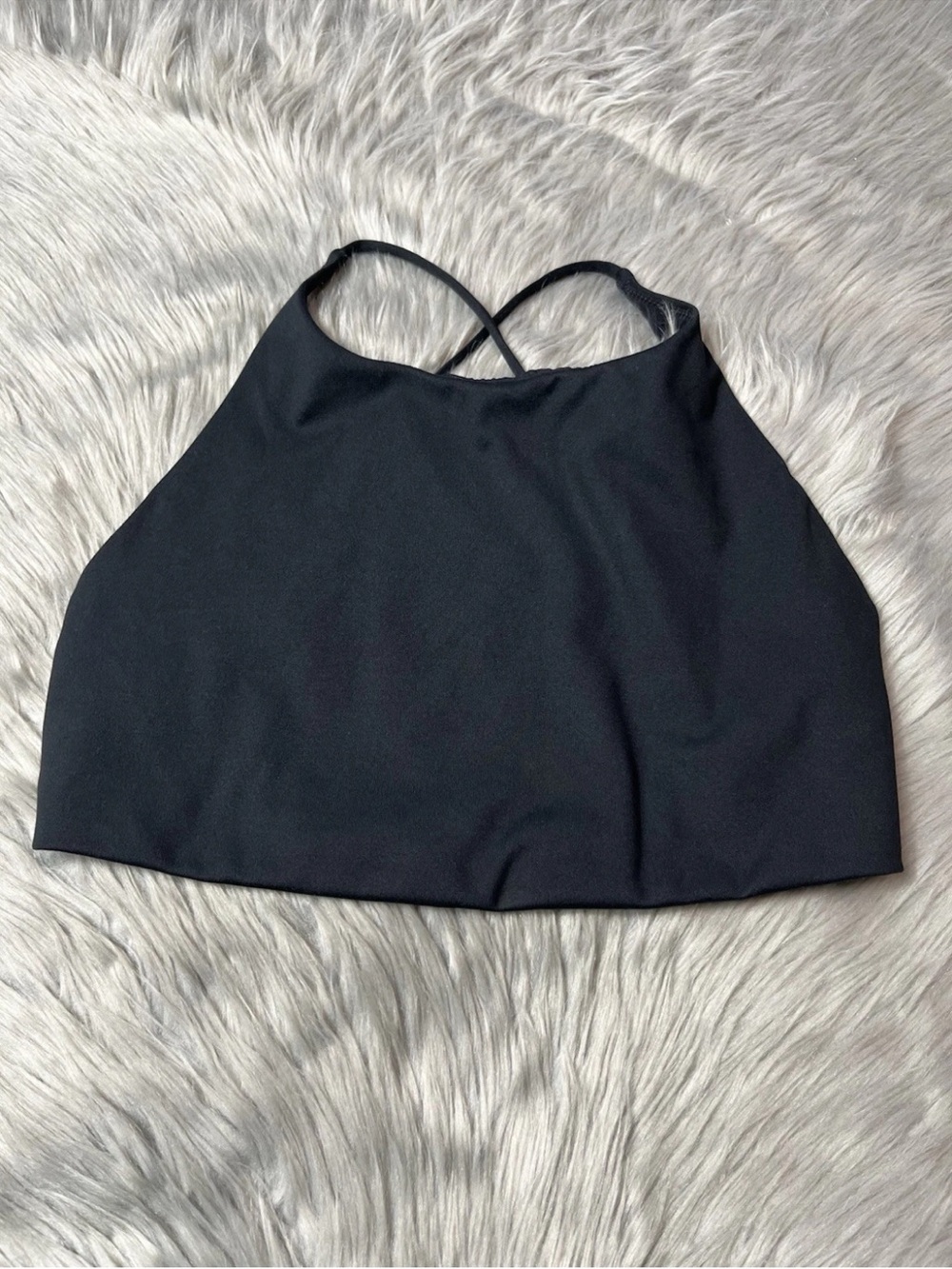 Victorias Secret Black Sports Yoga Bra Bralette Size Large
